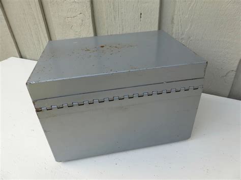 site metal boxe|metal box with top lid.